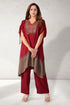 Kaftan set with straight pants