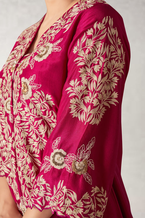 Long tunic with straight pants