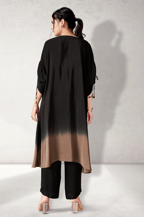 Kaftan set with straight pants