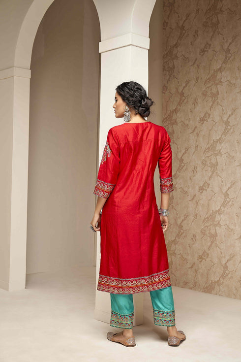 Long Kurta with Pants