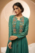 Chanderi jacket set