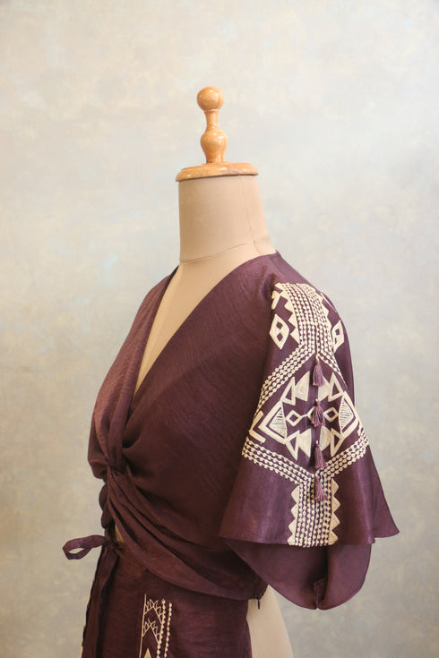 Co-ord Set With A Crop Top And Pants