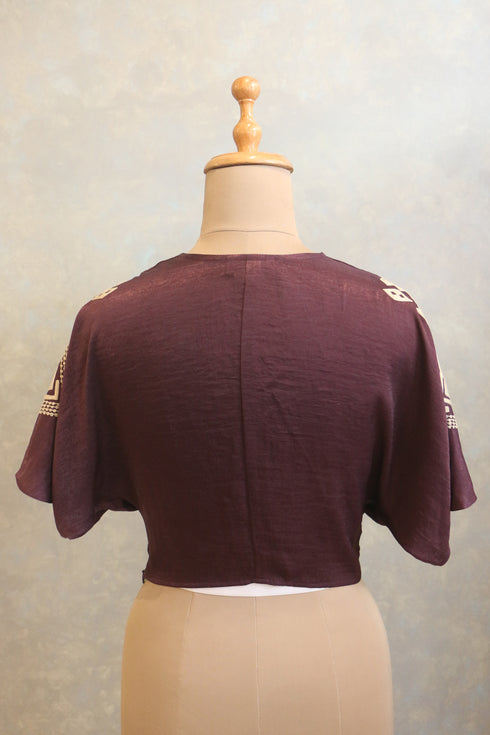 Co-ord Set With A Crop Top And Pants