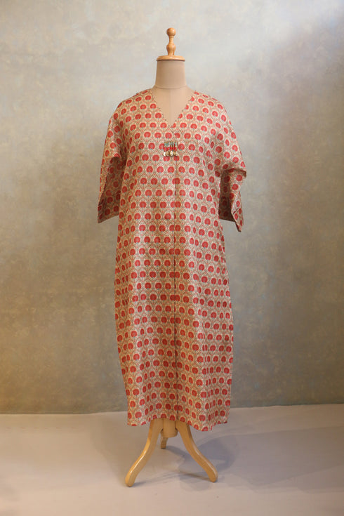 Lightly Embellished Neck Tunic