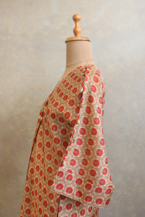 Lightly Embellished Neck Tunic