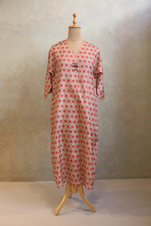 Lightly Embellished Neck Tunic