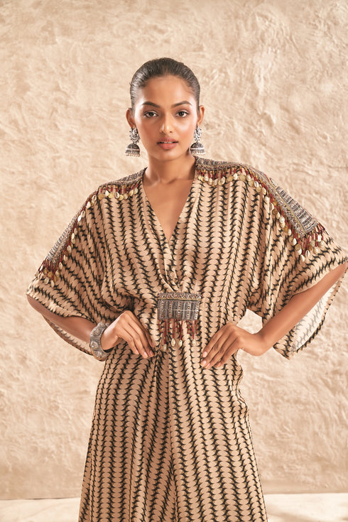 Overlap knotted Dress