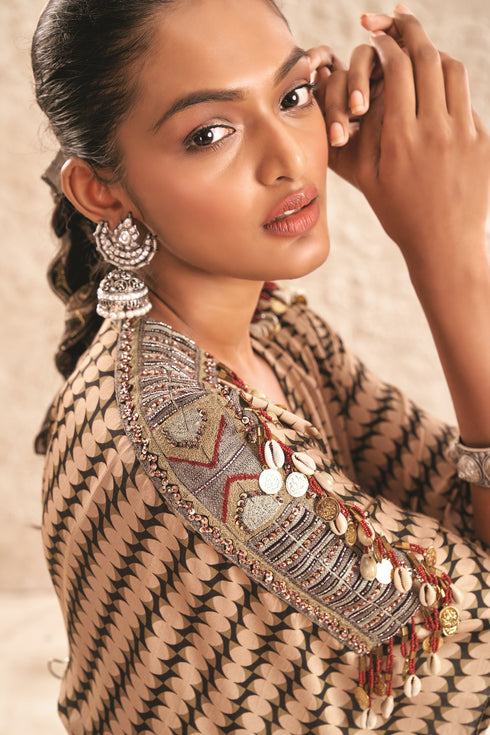 Overlap knotted Dress