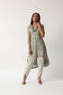 Printed High-Low Kurti With Dhoti