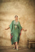 Olive Green & Hand work Kaftan