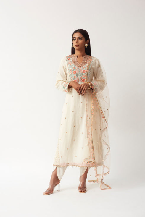 Maheshwari Kurta With Dhoti