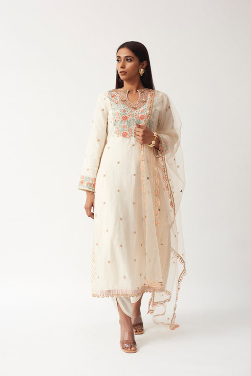 Maheshwari Kurta With Dhoti