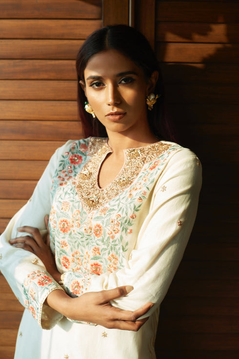 Maheshwari Kurta With Dhoti