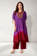 Kaftan set with straight pants