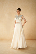 BLOUSE AND ORGANZA SKIRT