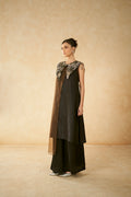 LONG INNER DUBLE LAYER AND FLARE PANT