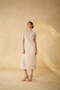 BEIGE COLLAR WITH ORGANZA INNER