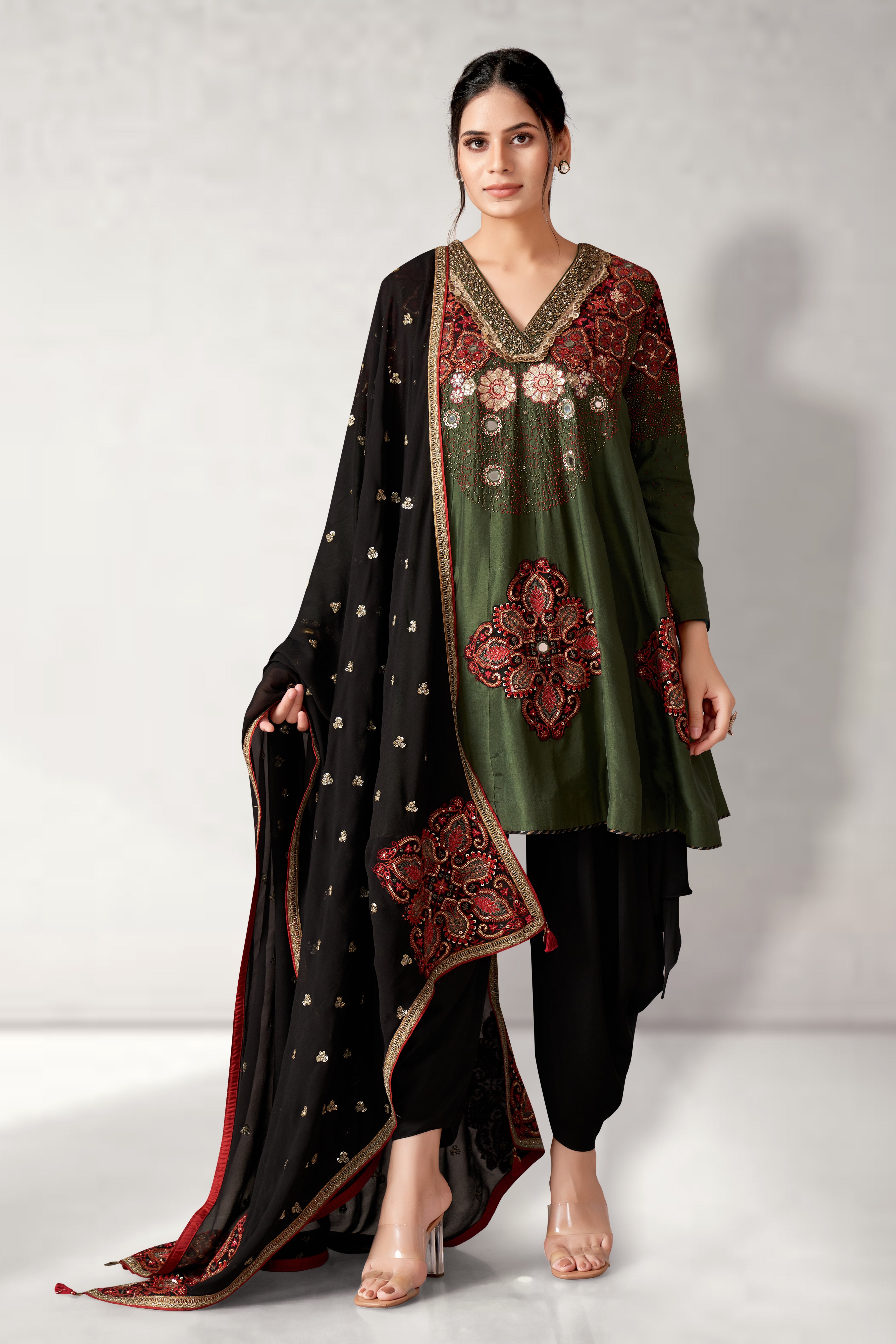 Kurta with Dhoti Pants