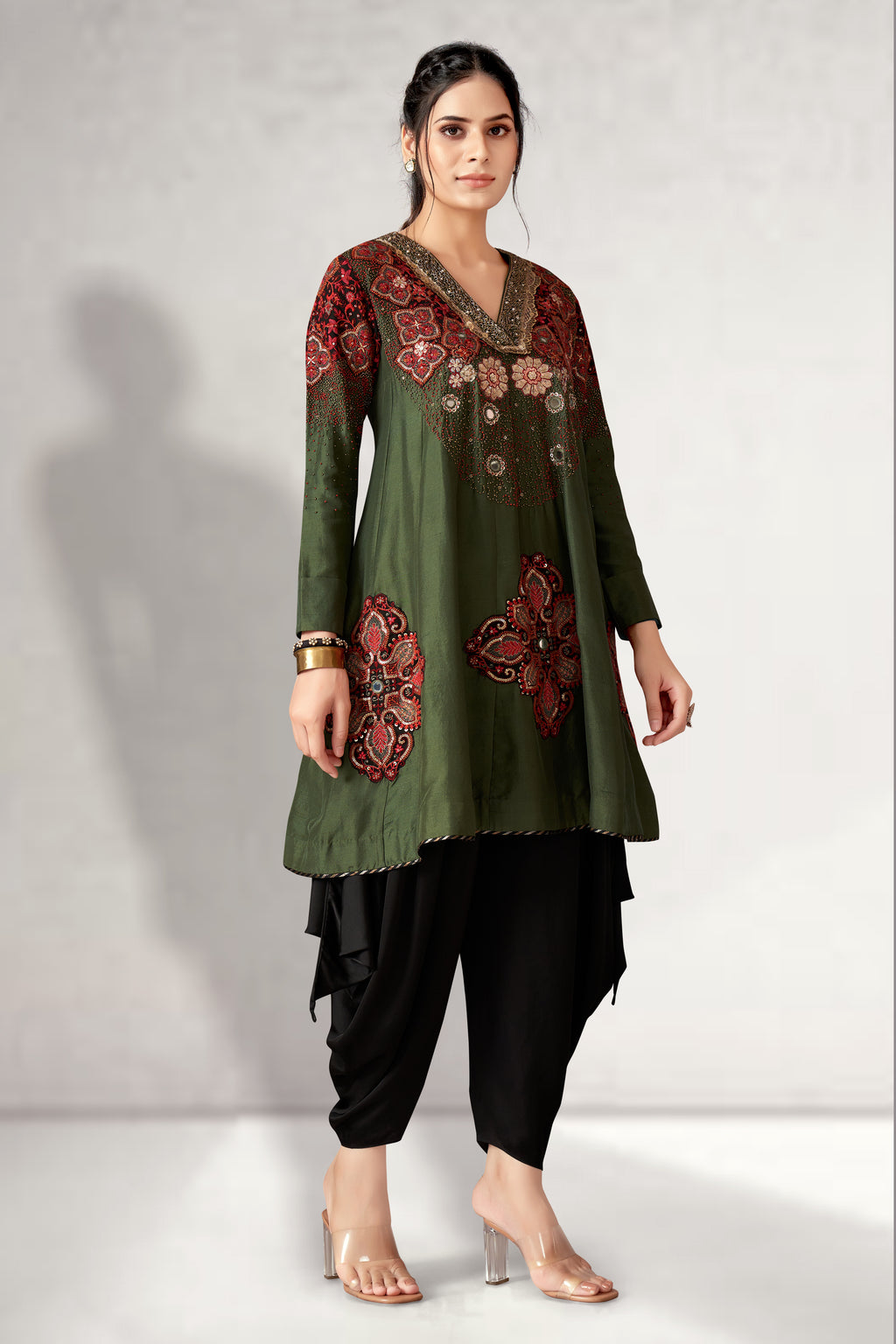 Kurta with Dhoti Pants