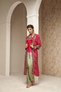 Knee Length Inner Top with Pants and Leheriya Cape