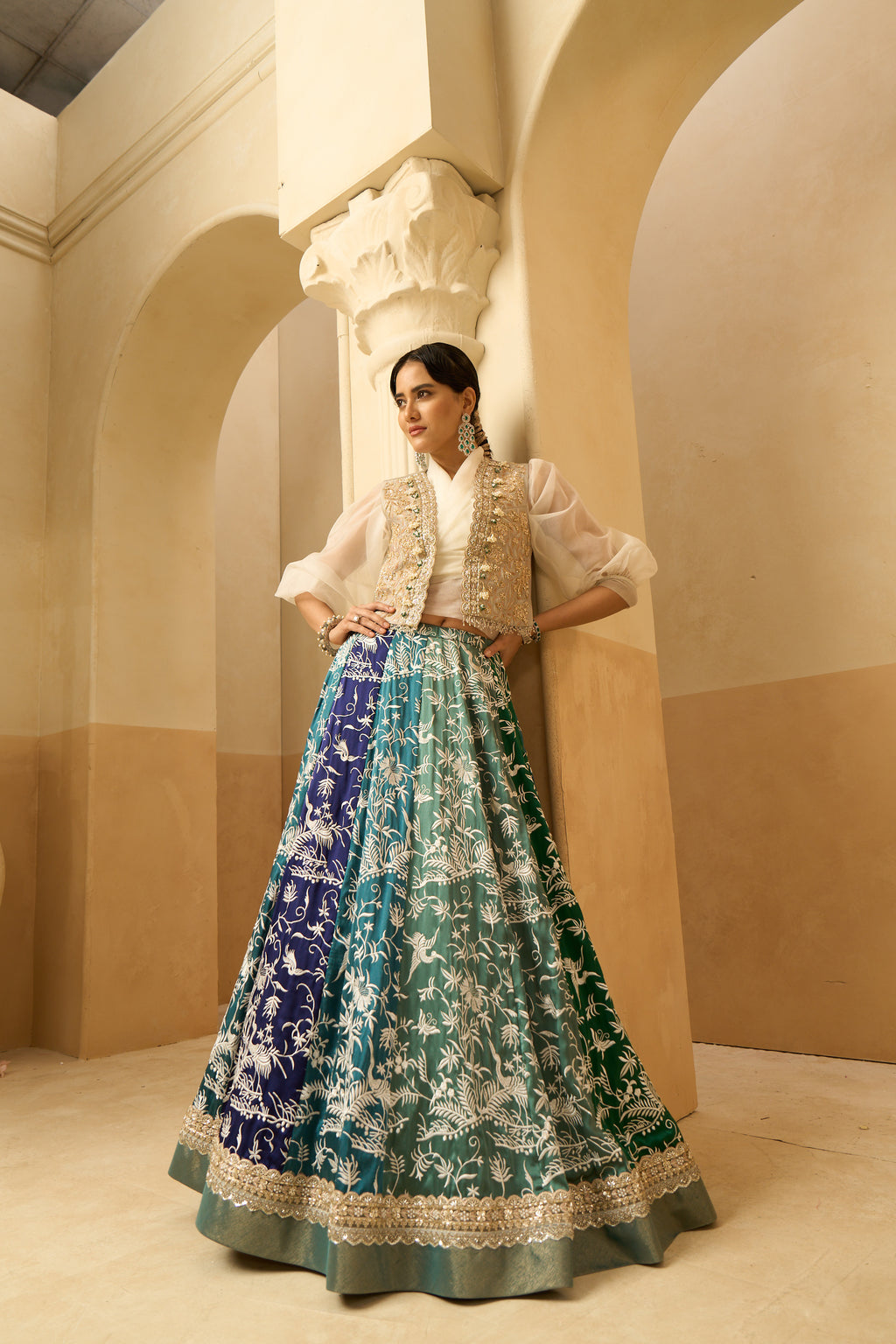 Lehenga with jacket