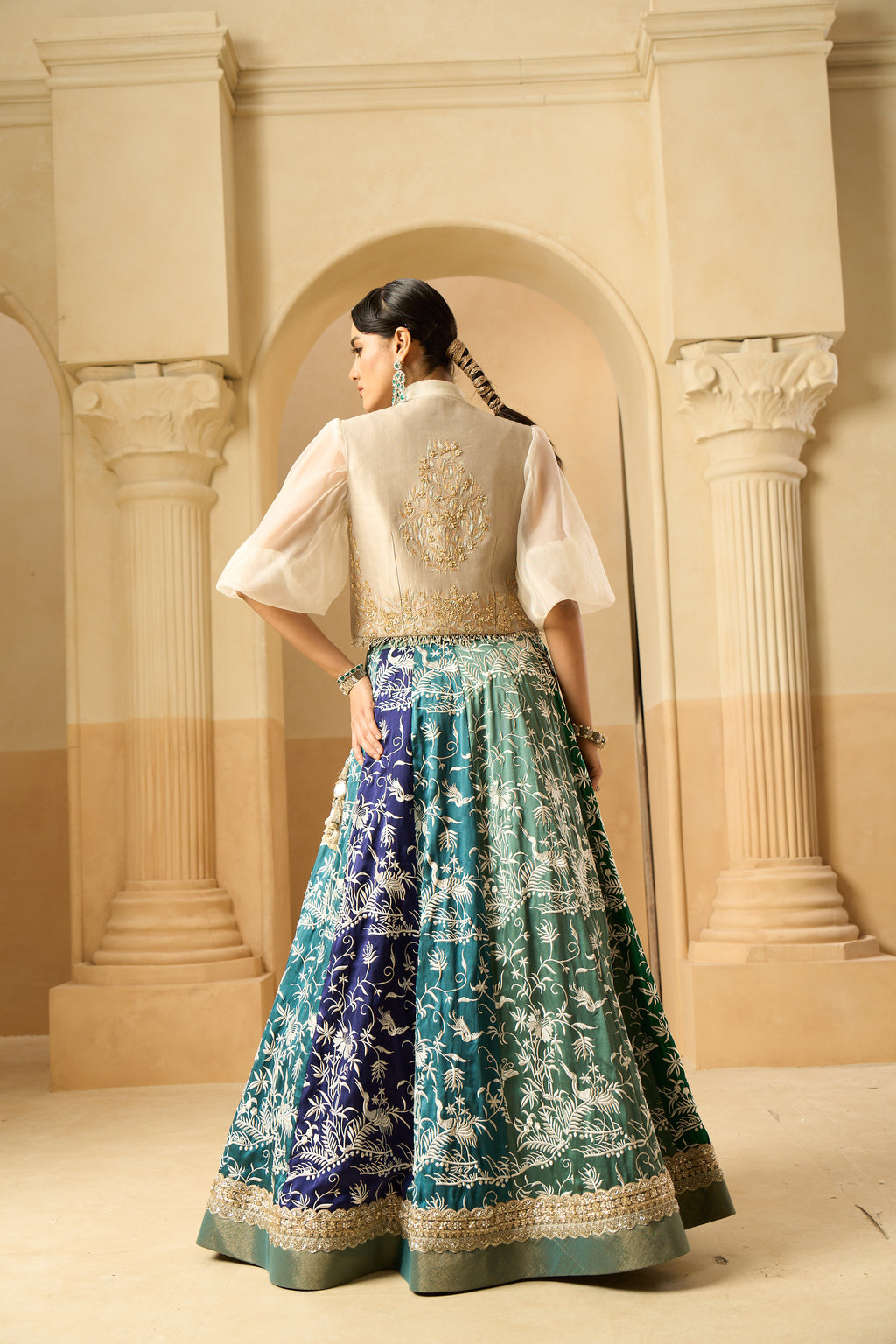 Lehenga with jacket