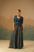 Jacket with sharara