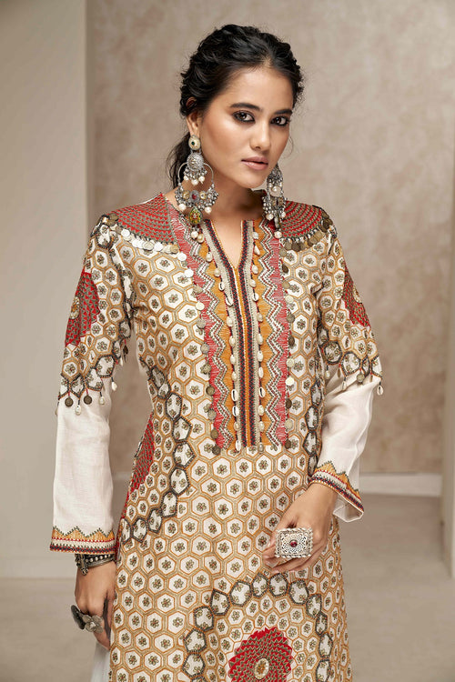 Chanderi Tunic Set