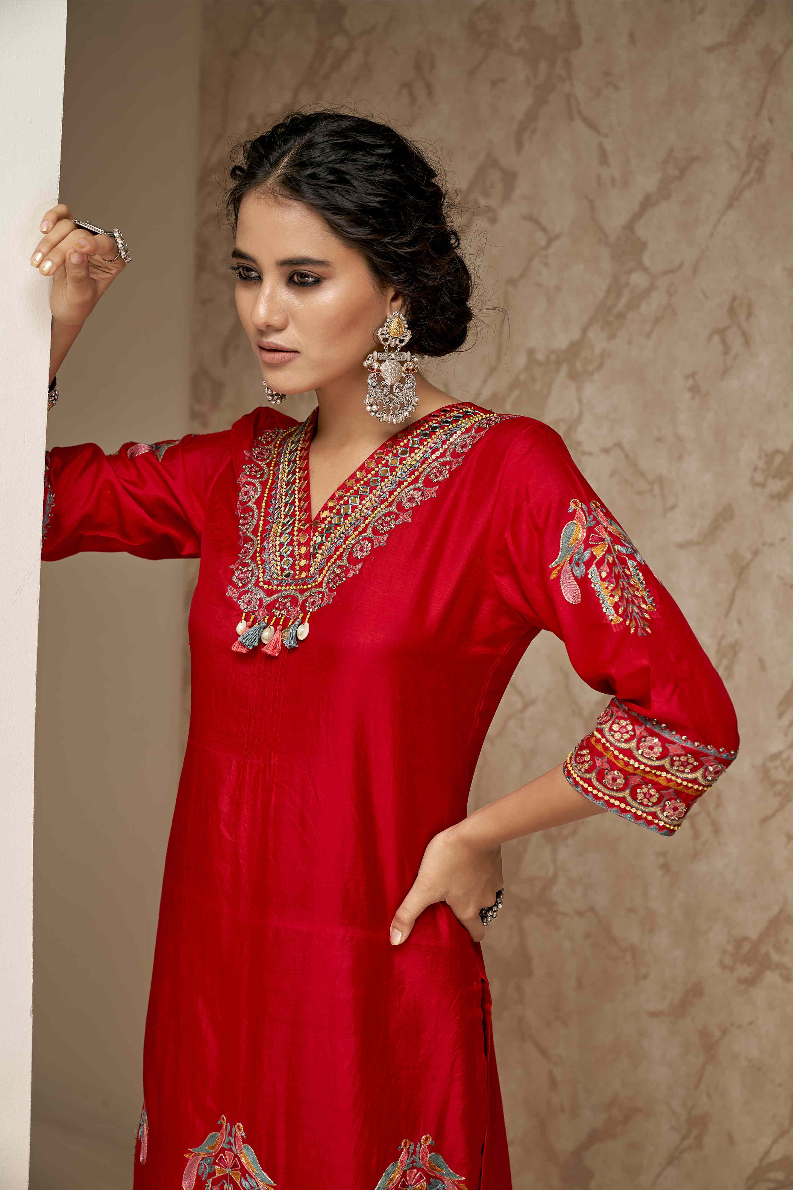 Long Kurta with Pants