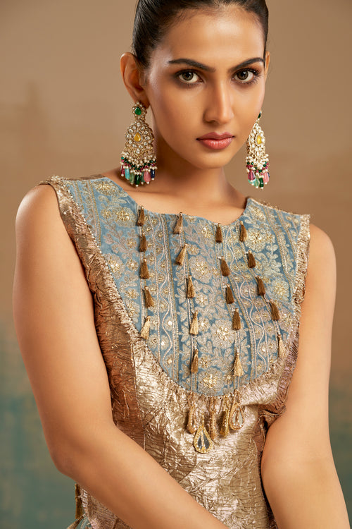 Corset with sharara