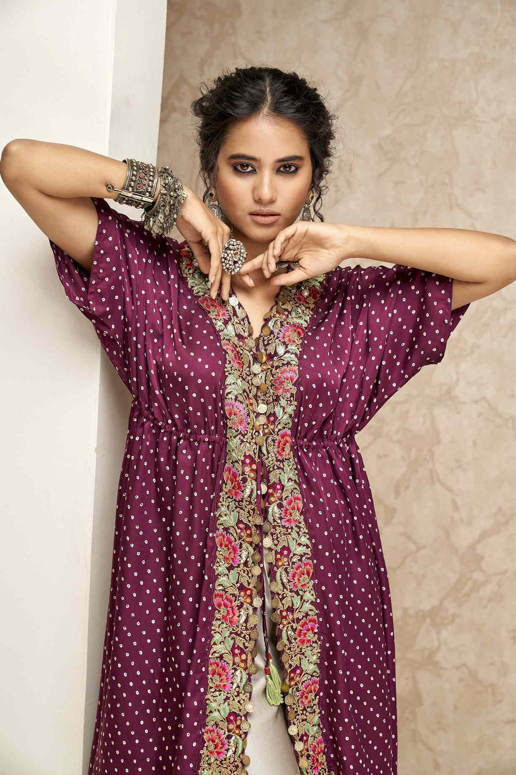 Cape with Dhoti Pants