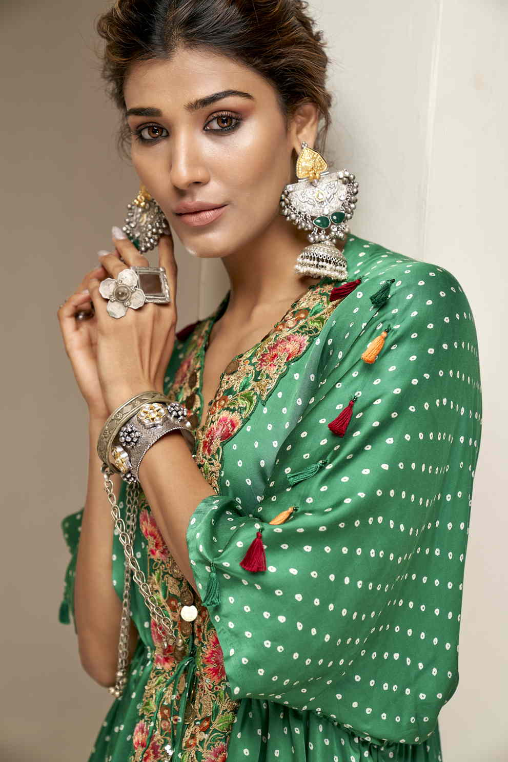 Cape with Dhoti Pants