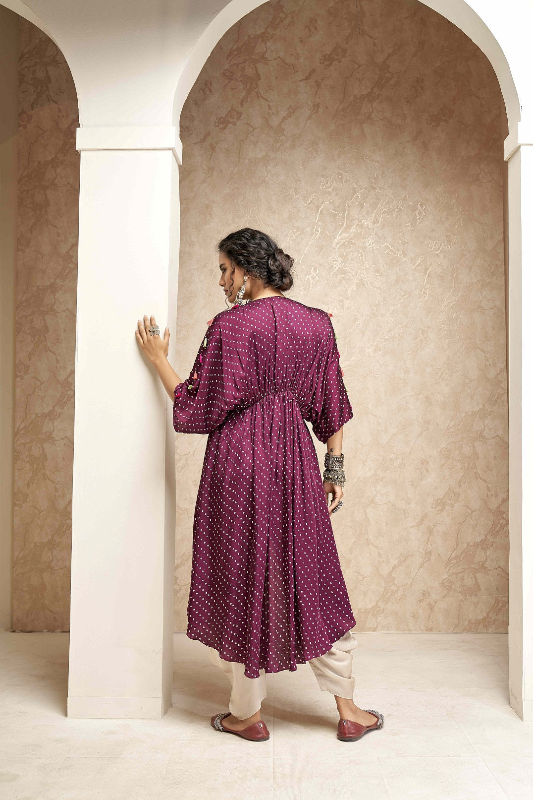 Cape with Dhoti Pants