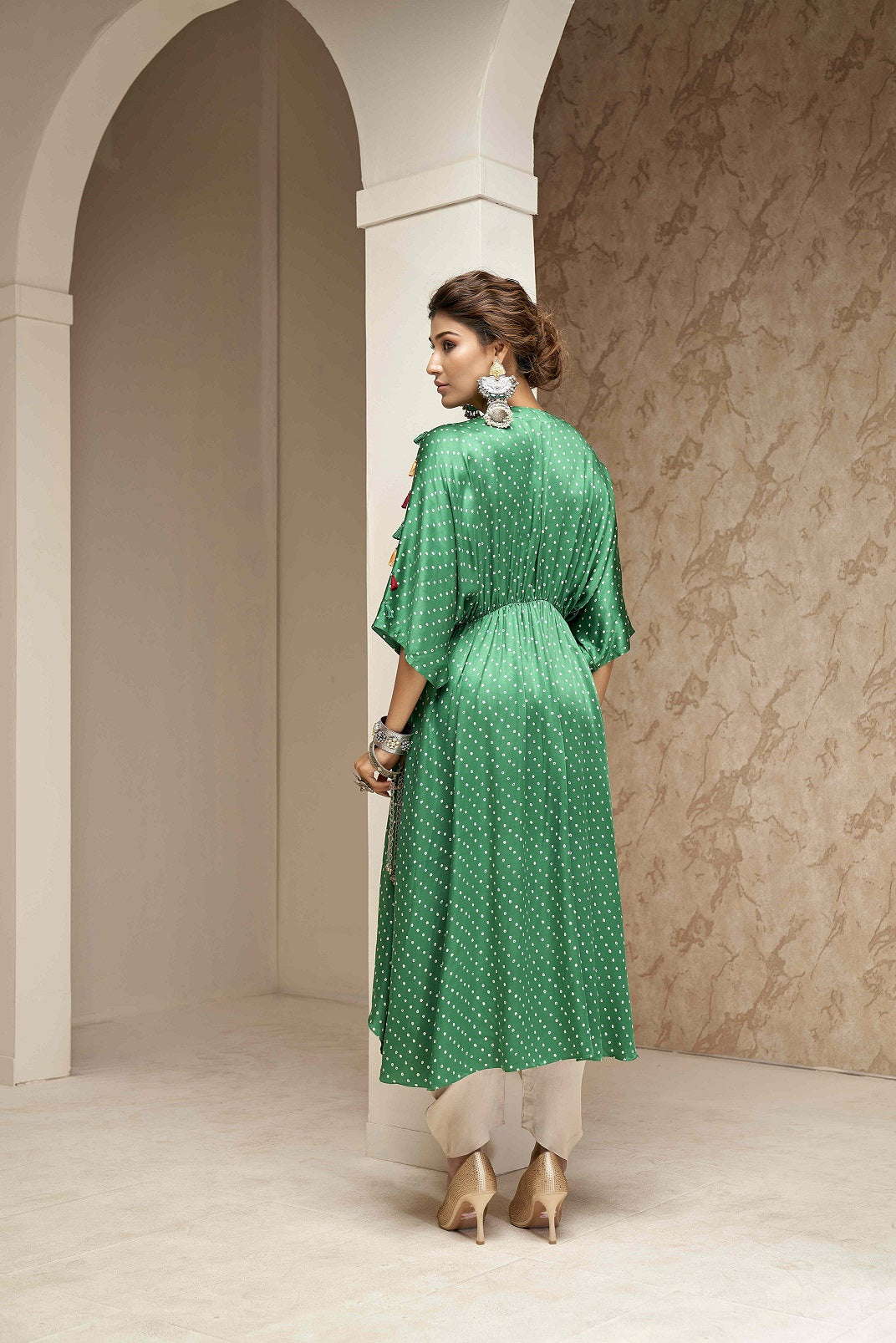 Cape with Dhoti Pants