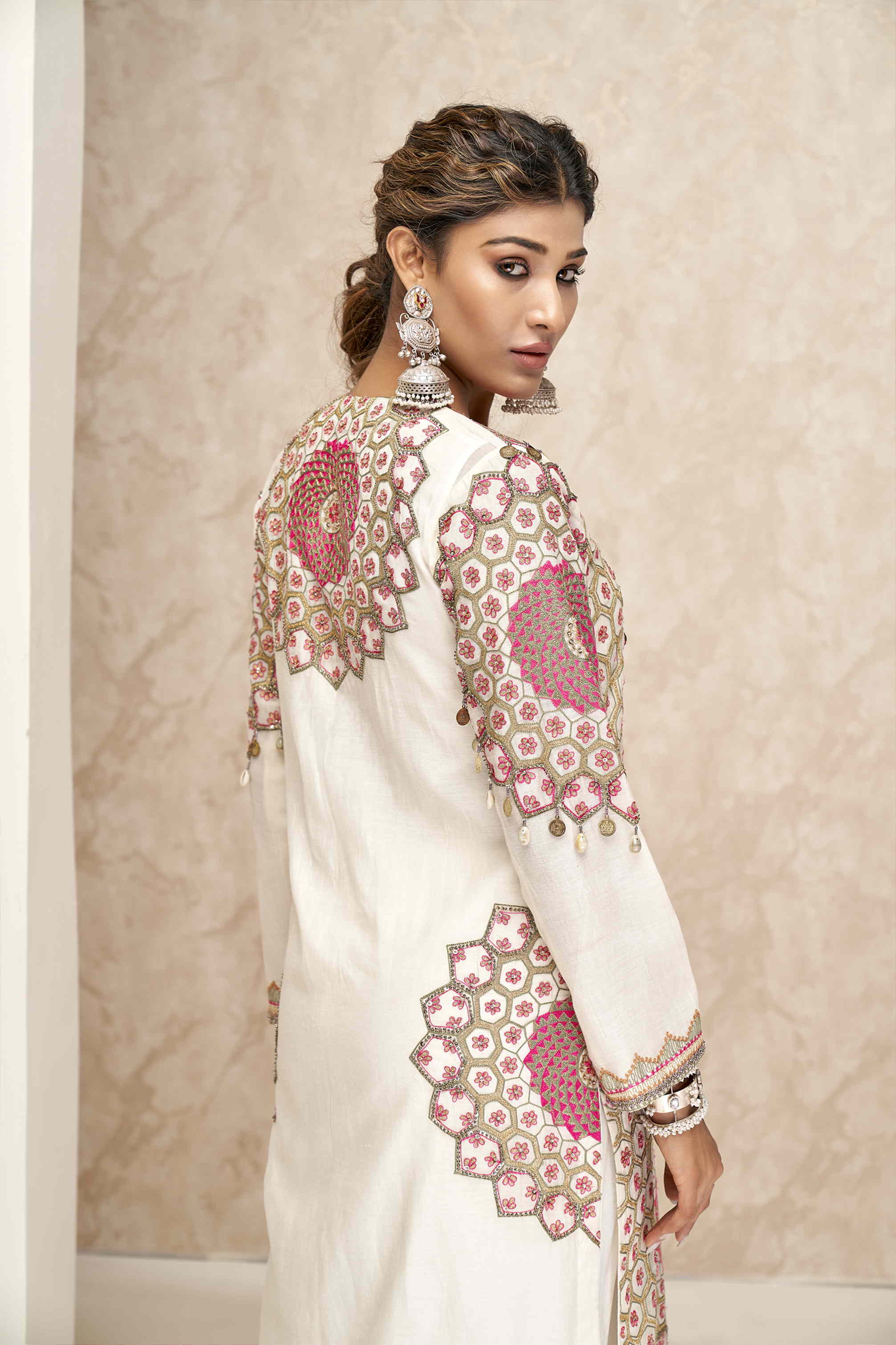 Chanderi Tunic Set