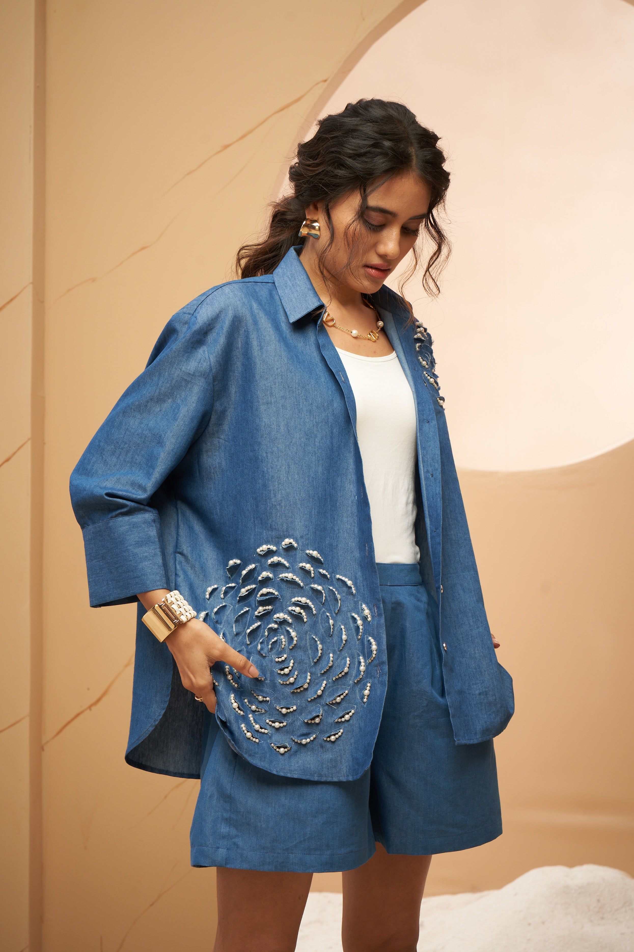 Denim co-ord set