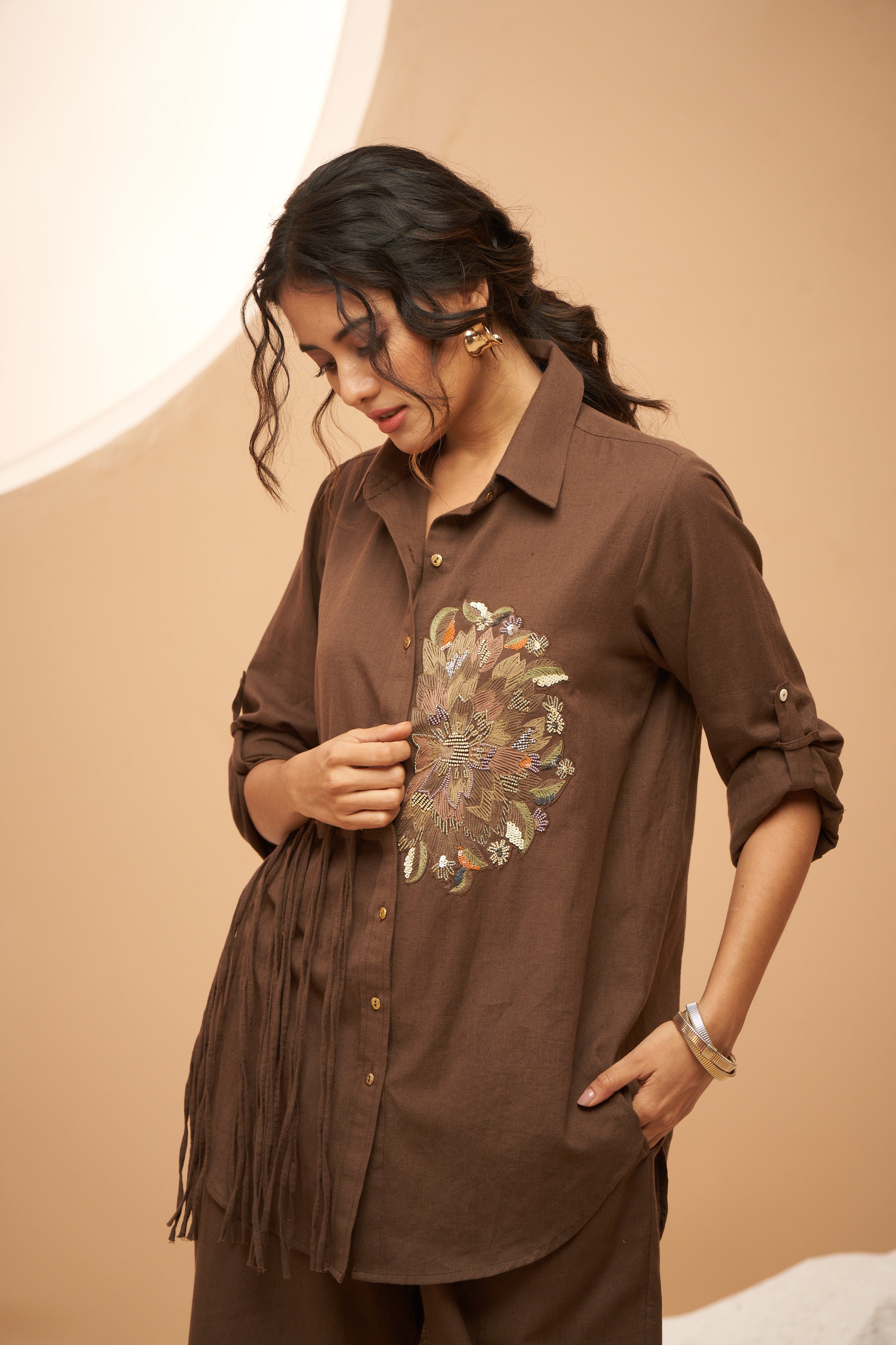 Rivet shirt set
