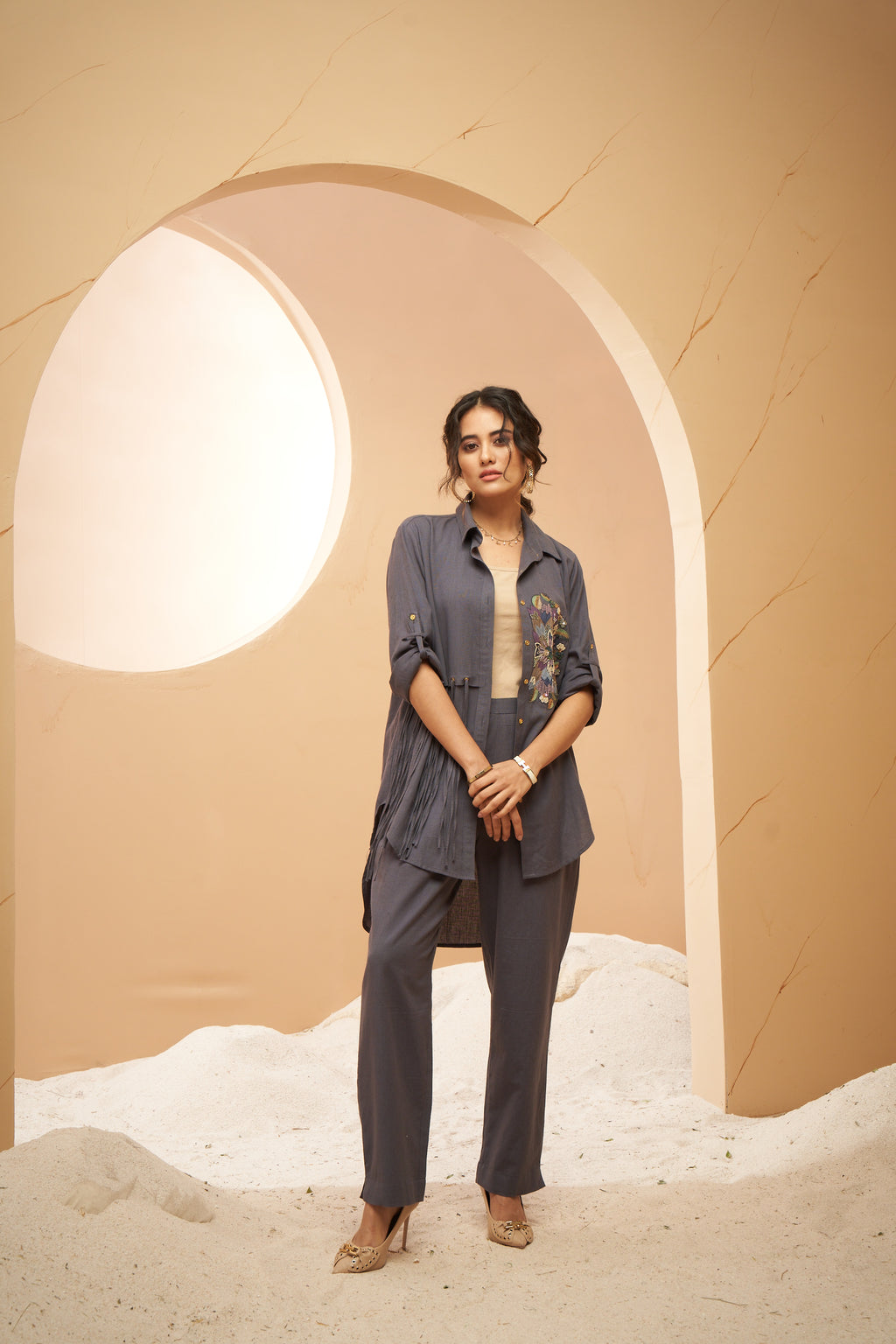 Rivet shirt set