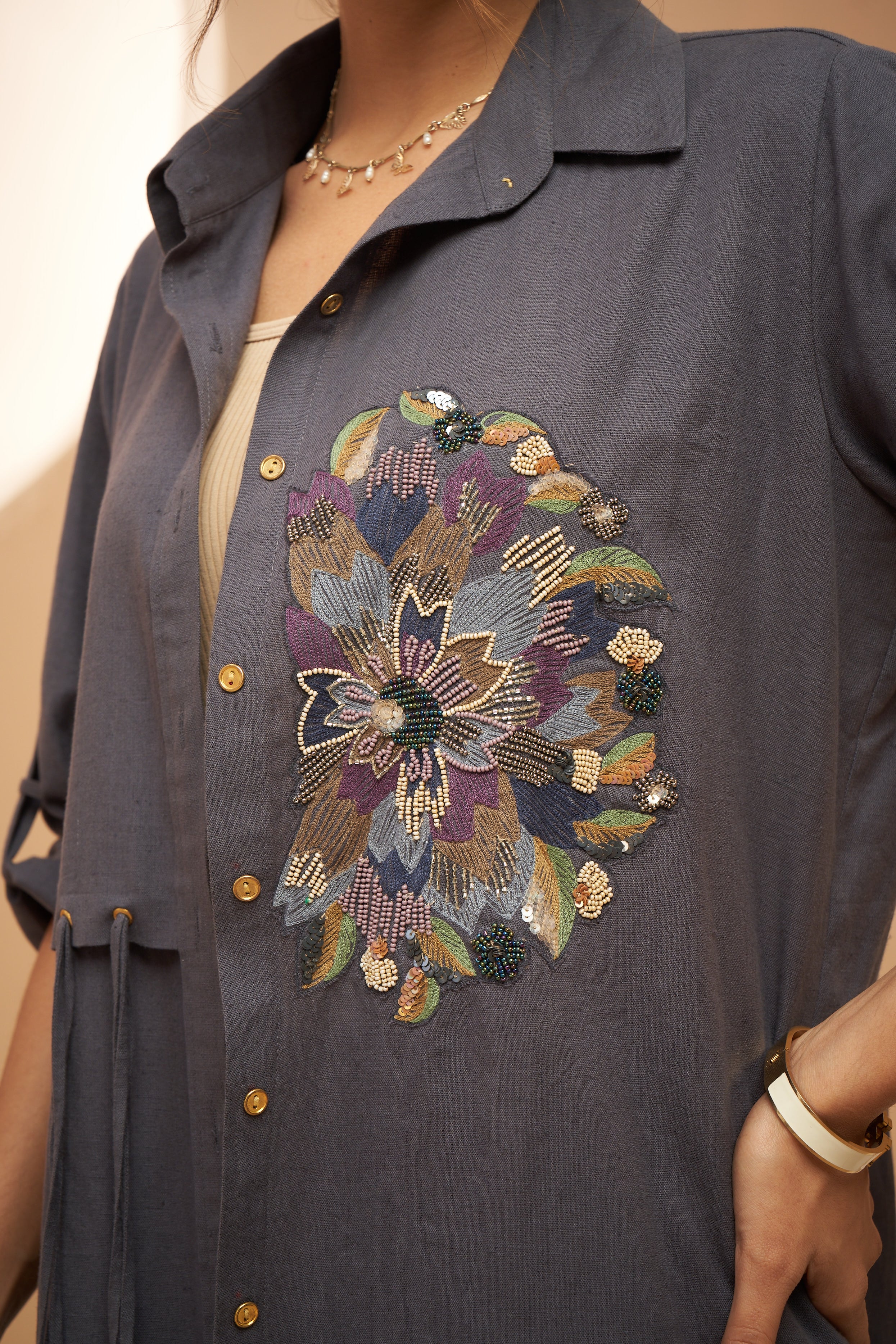 Rivet shirt set
