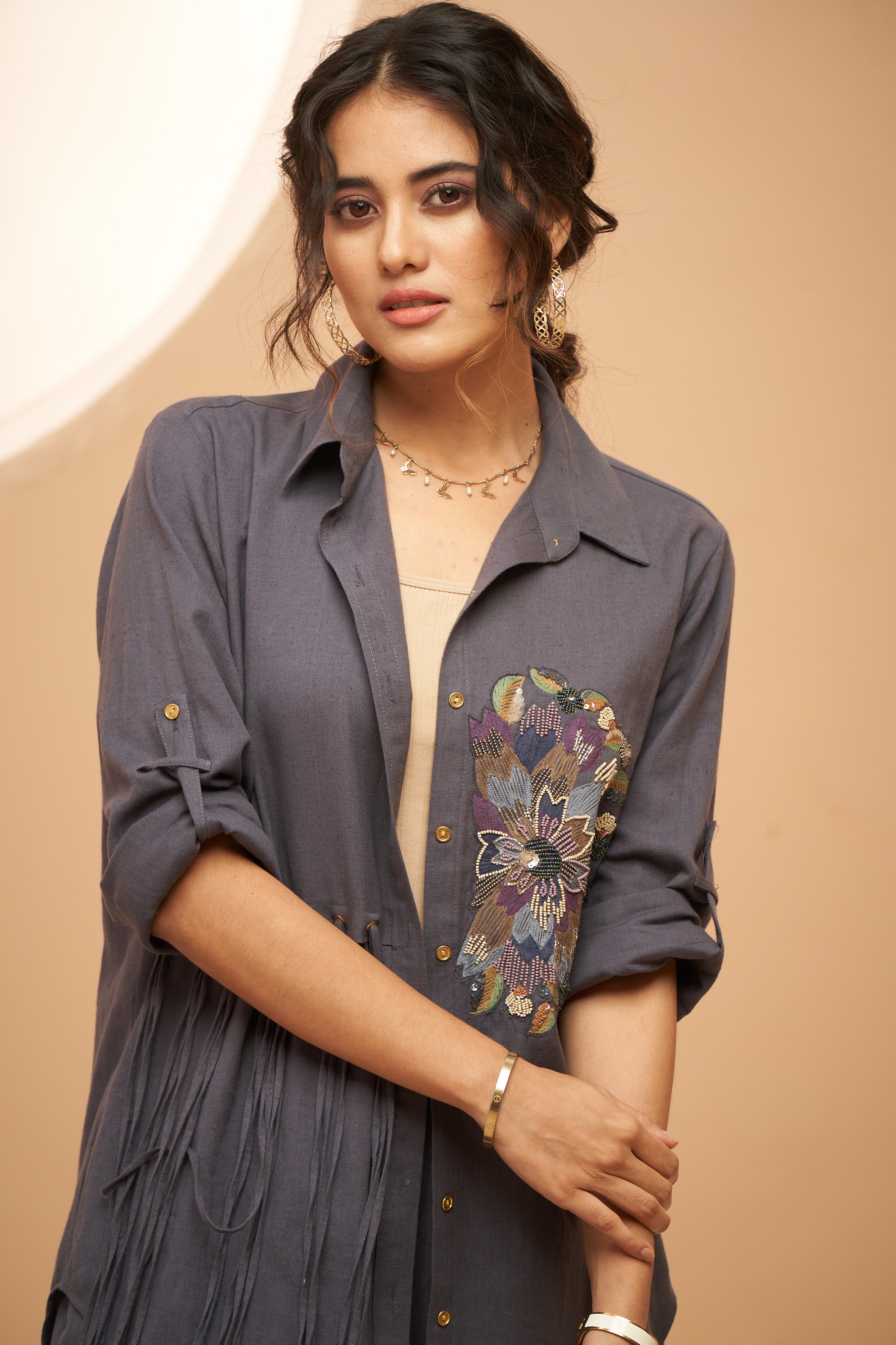 Rivet shirt set