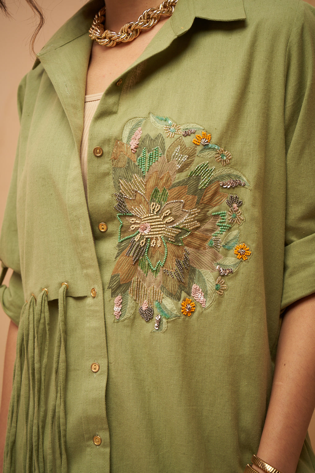 Rivet shirt set
