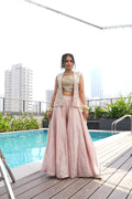 Jacket with Sharara