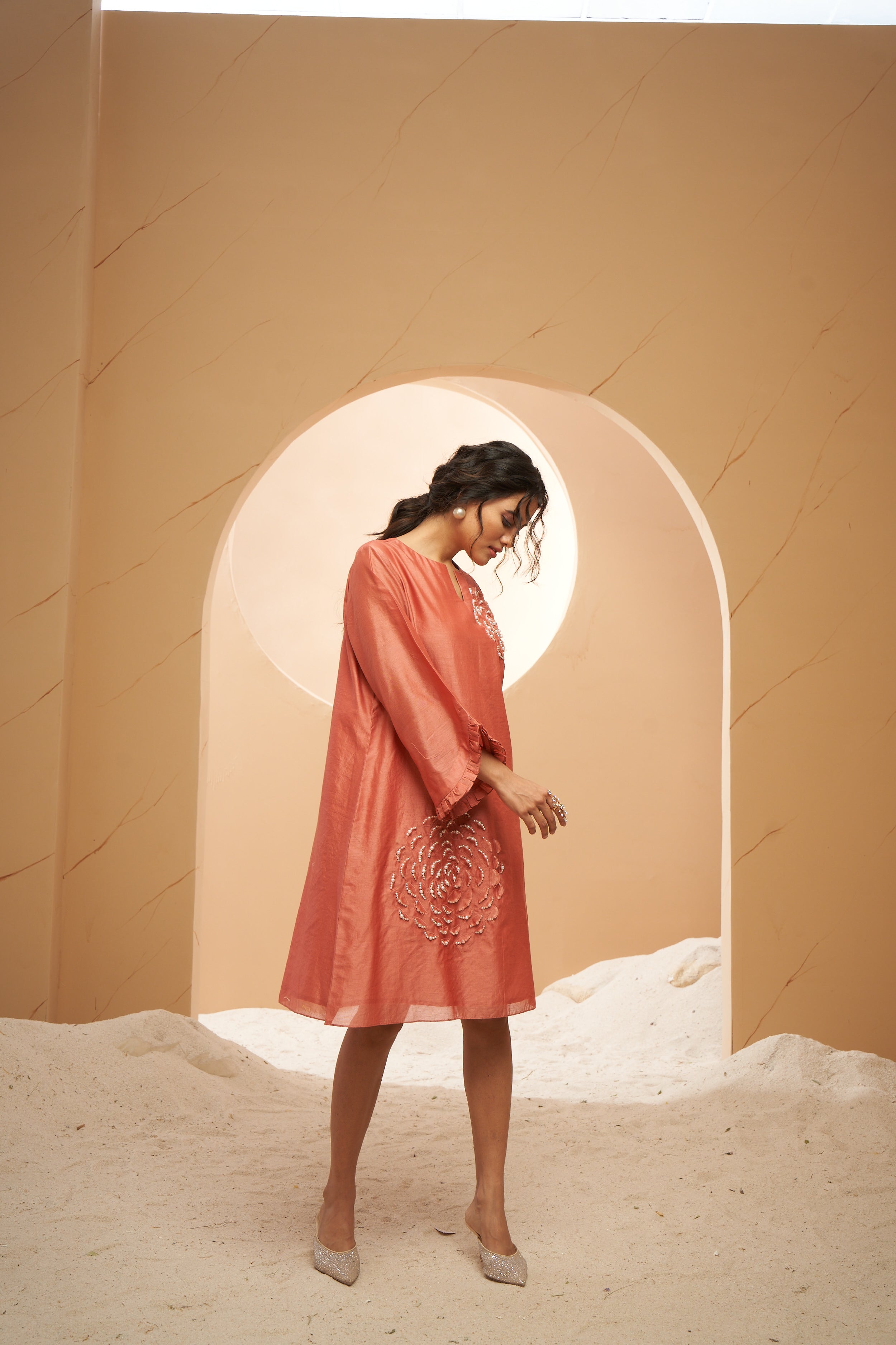 Chanderi tunic