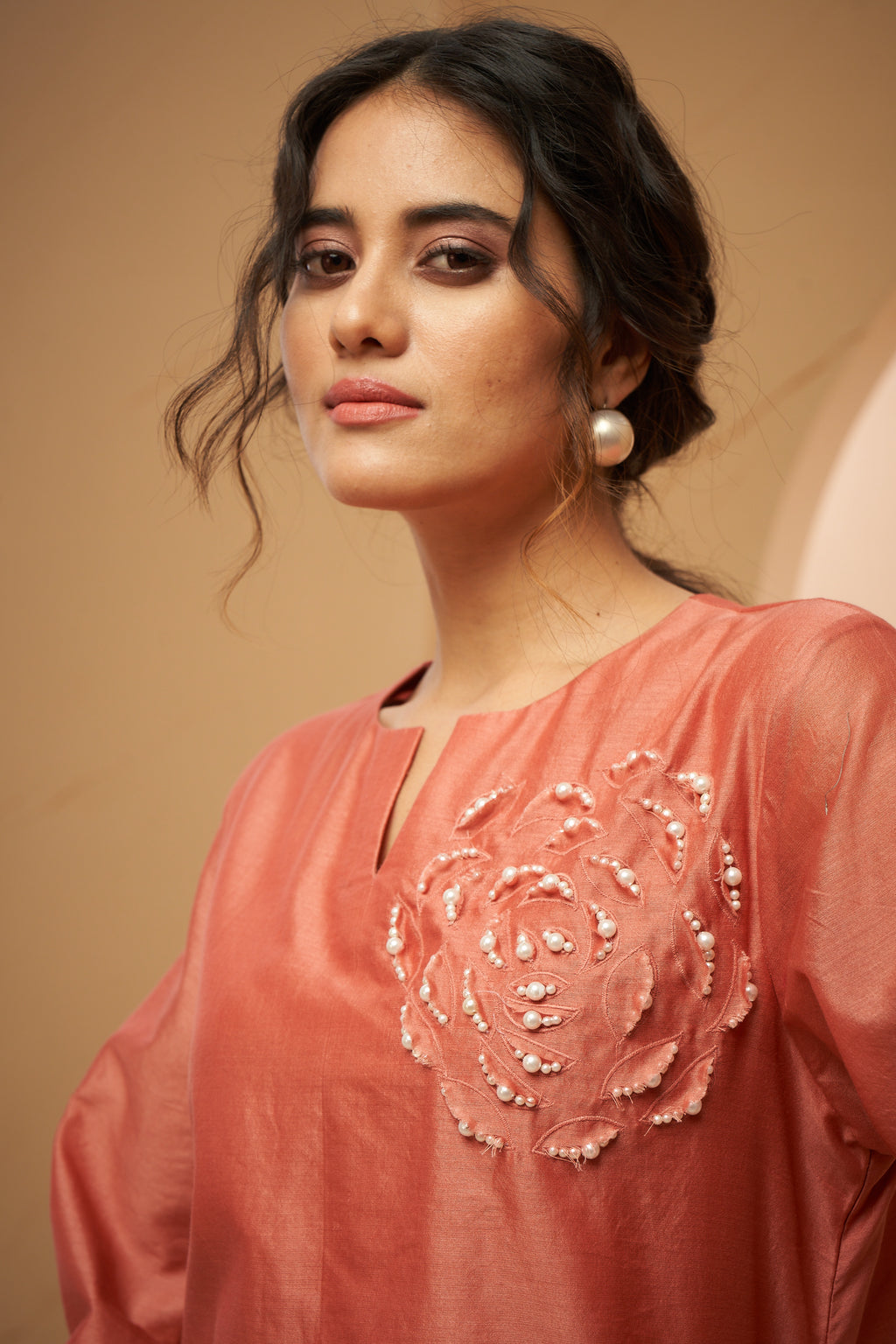 Chanderi tunic