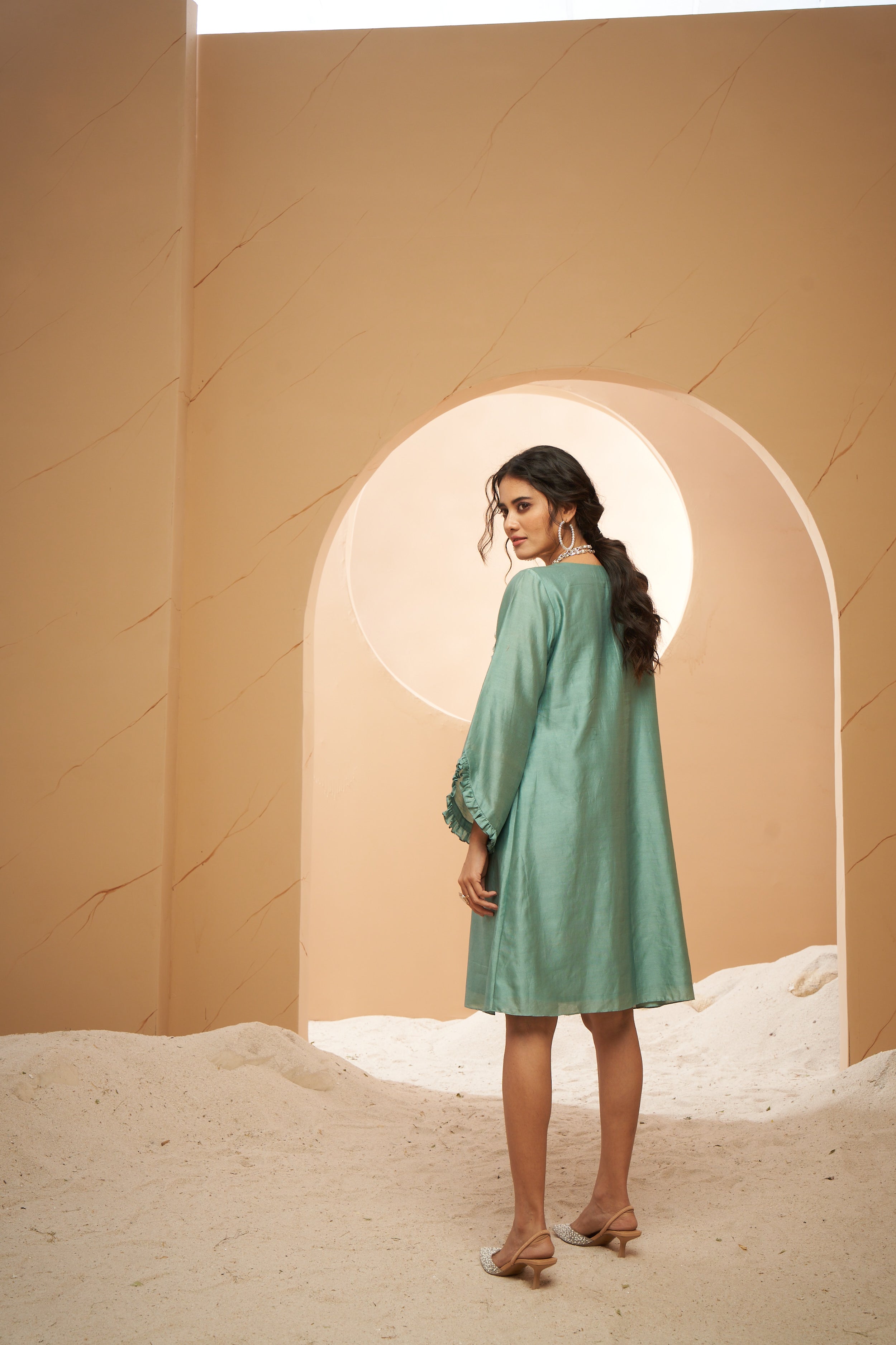 Chanderi tunic