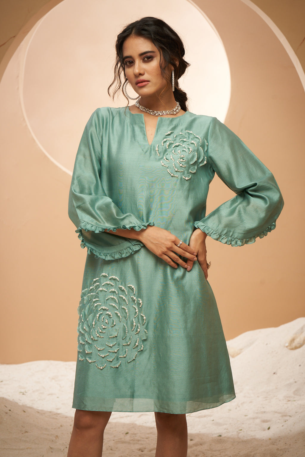 Chanderi tunic