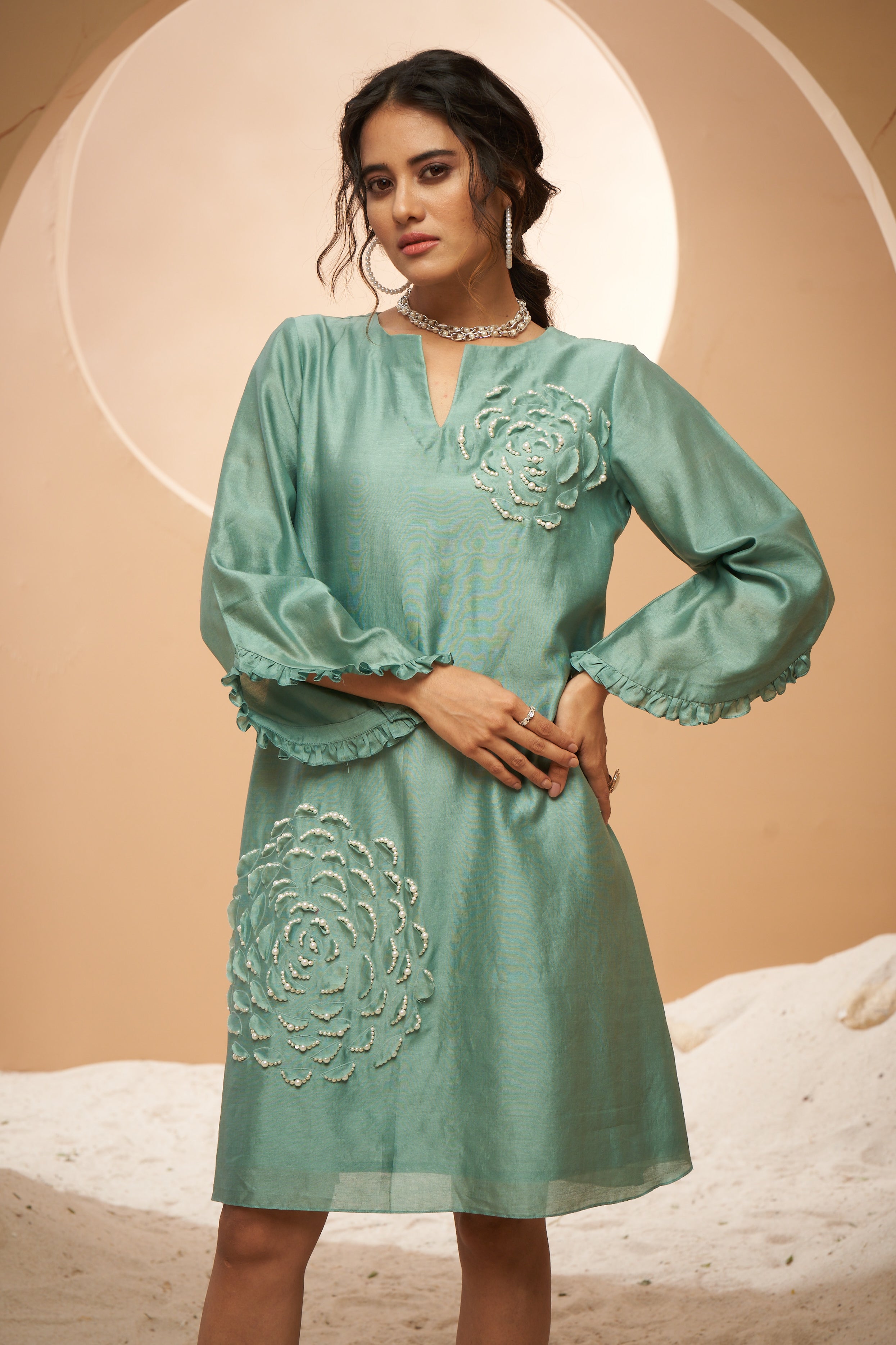 Chanderi tunic