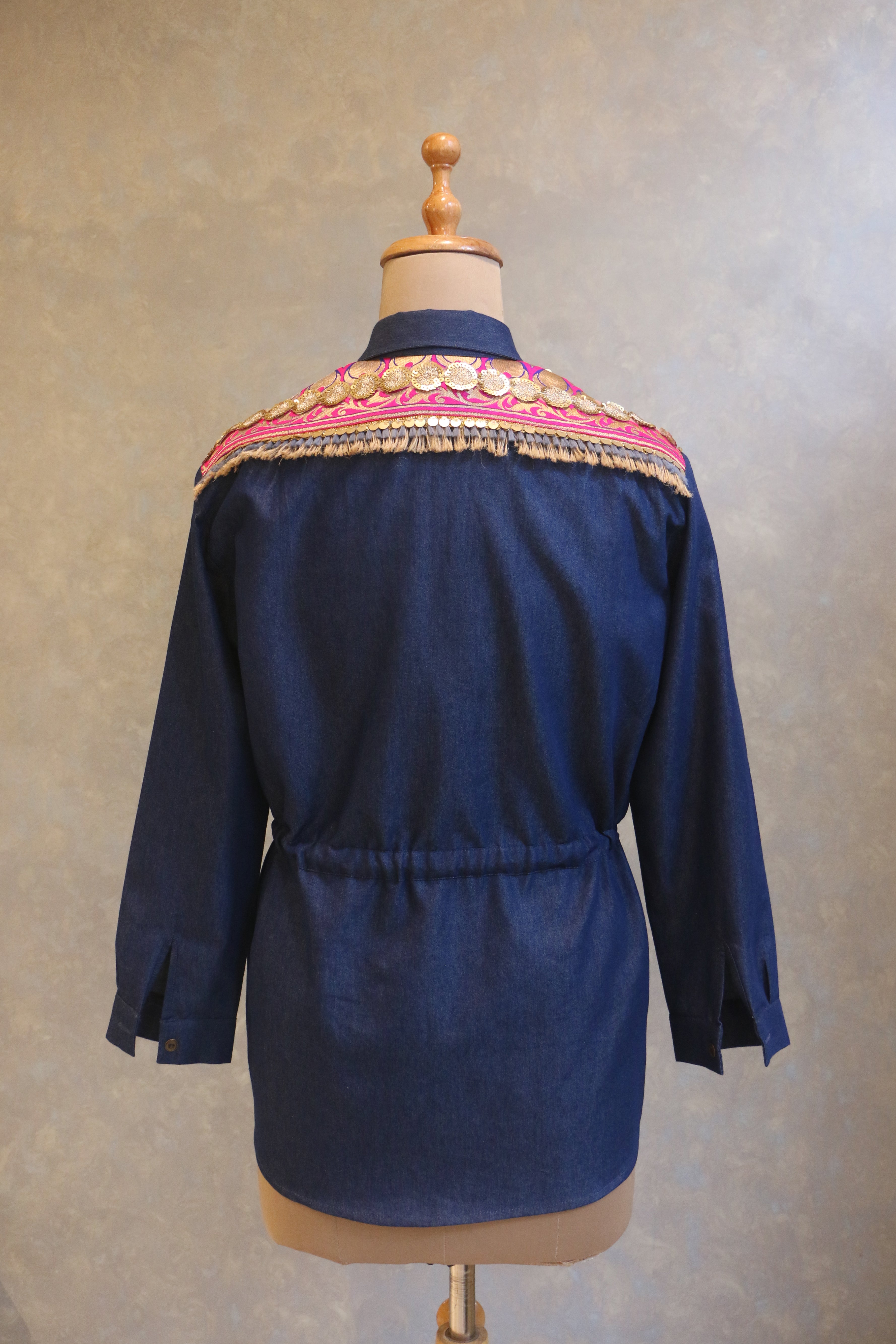 Shirt With Tie-Up In Front