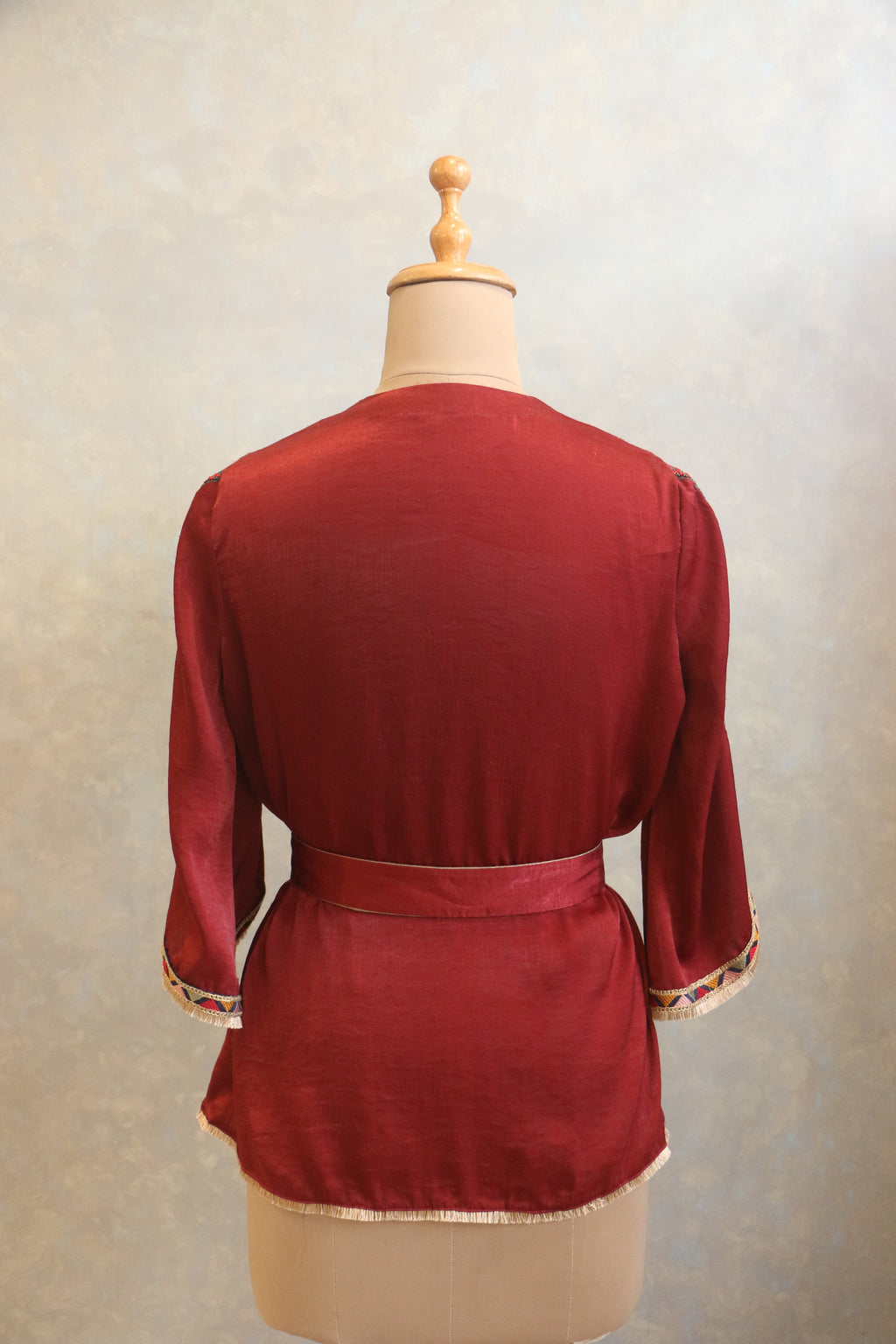 Jacket With Embroidery Sleeves