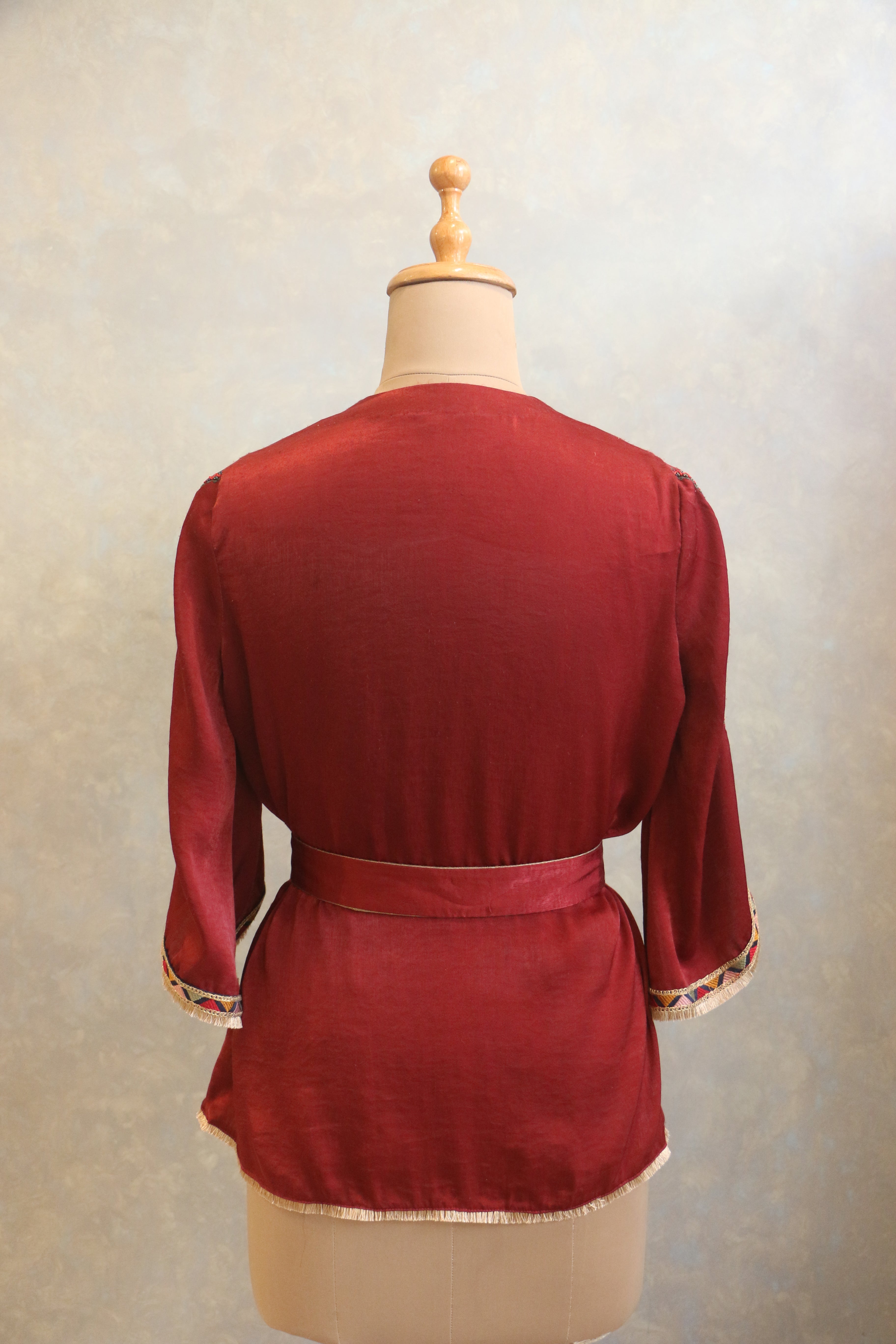 Jacket With Embroidery Sleeves
